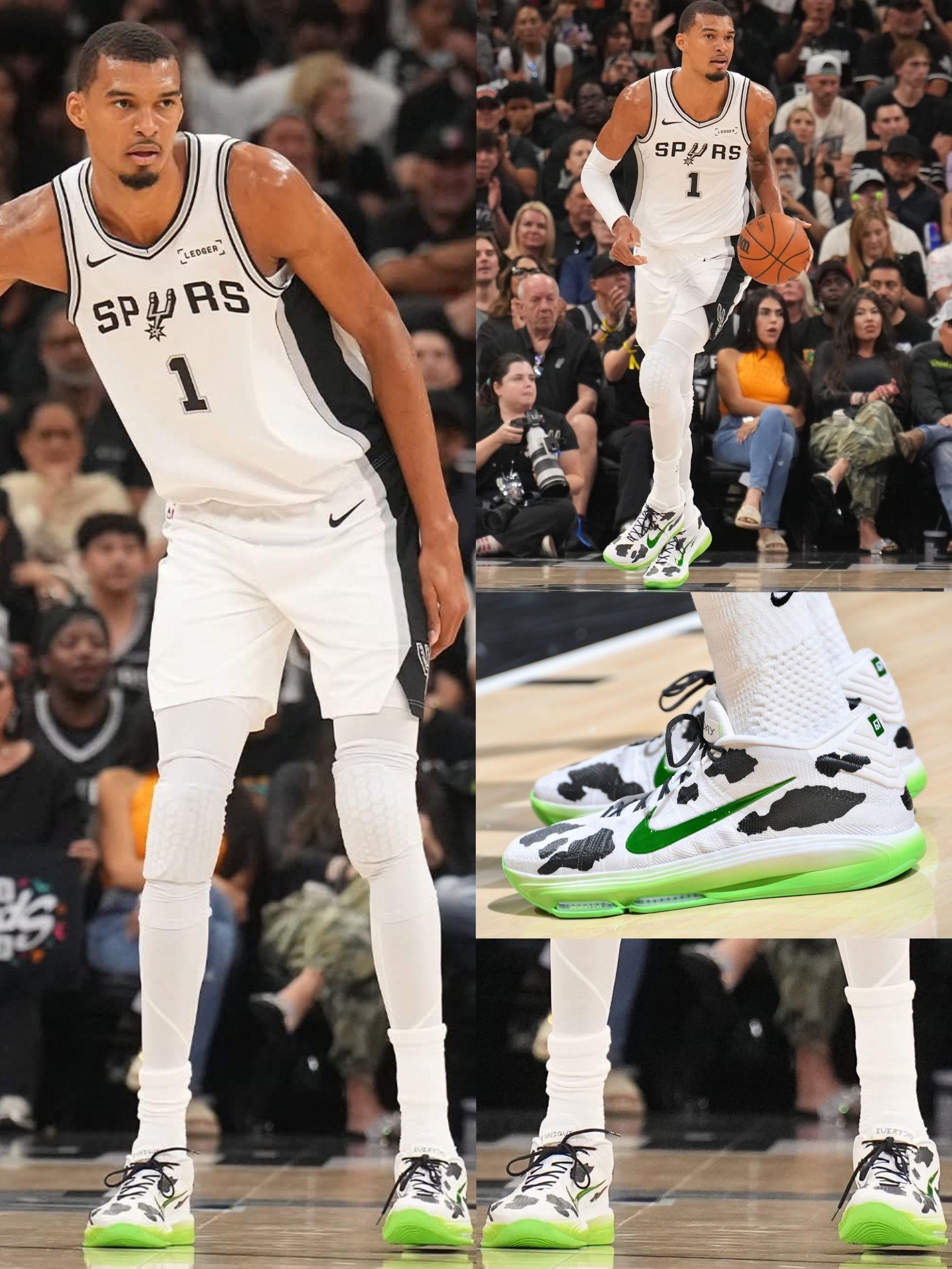 文班亚马上脚!奶牛纹Nike G.T. Hustle 3 PE也太会了
